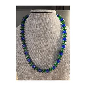 Beautiful glass bead necklace.